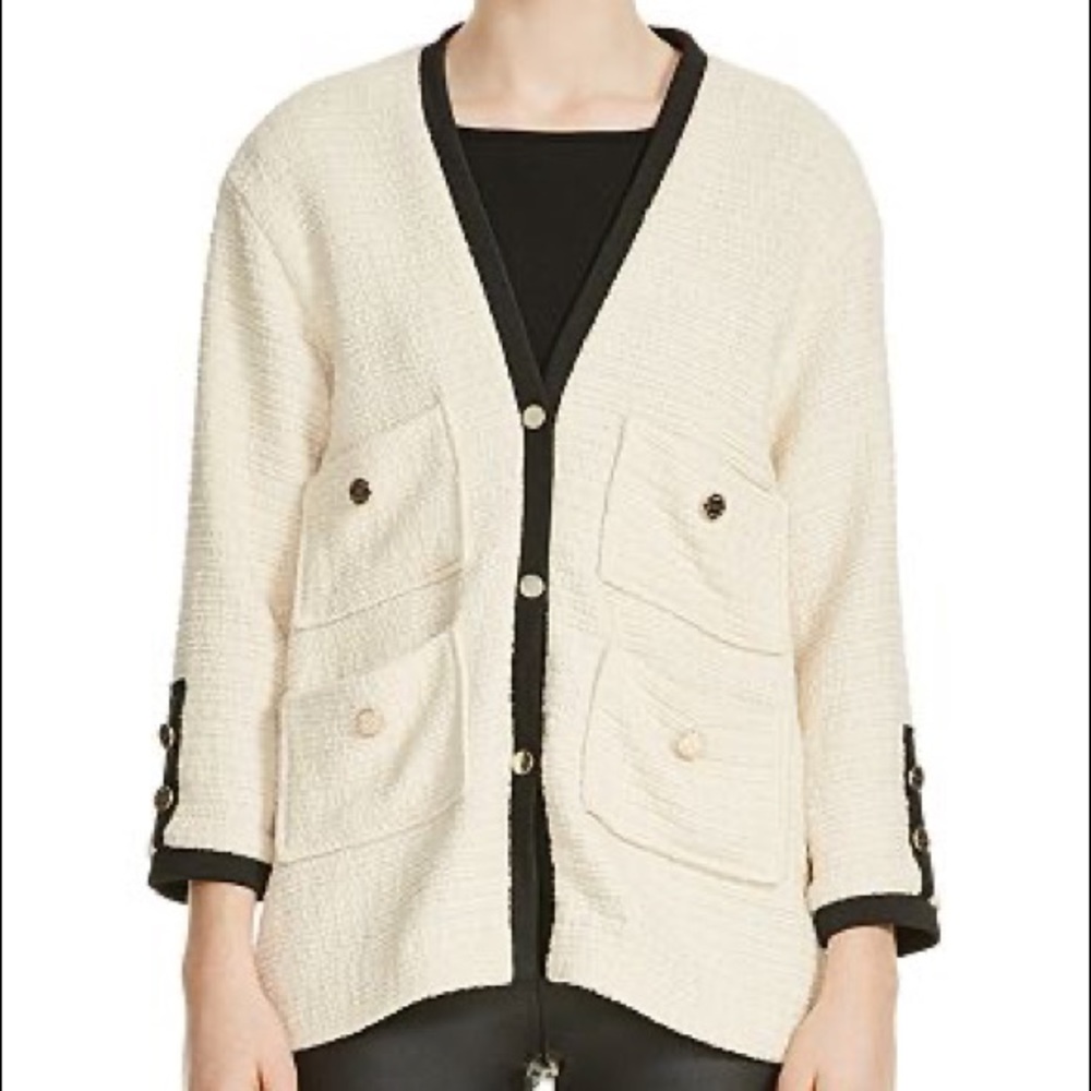 Maje Tweed Cardigan